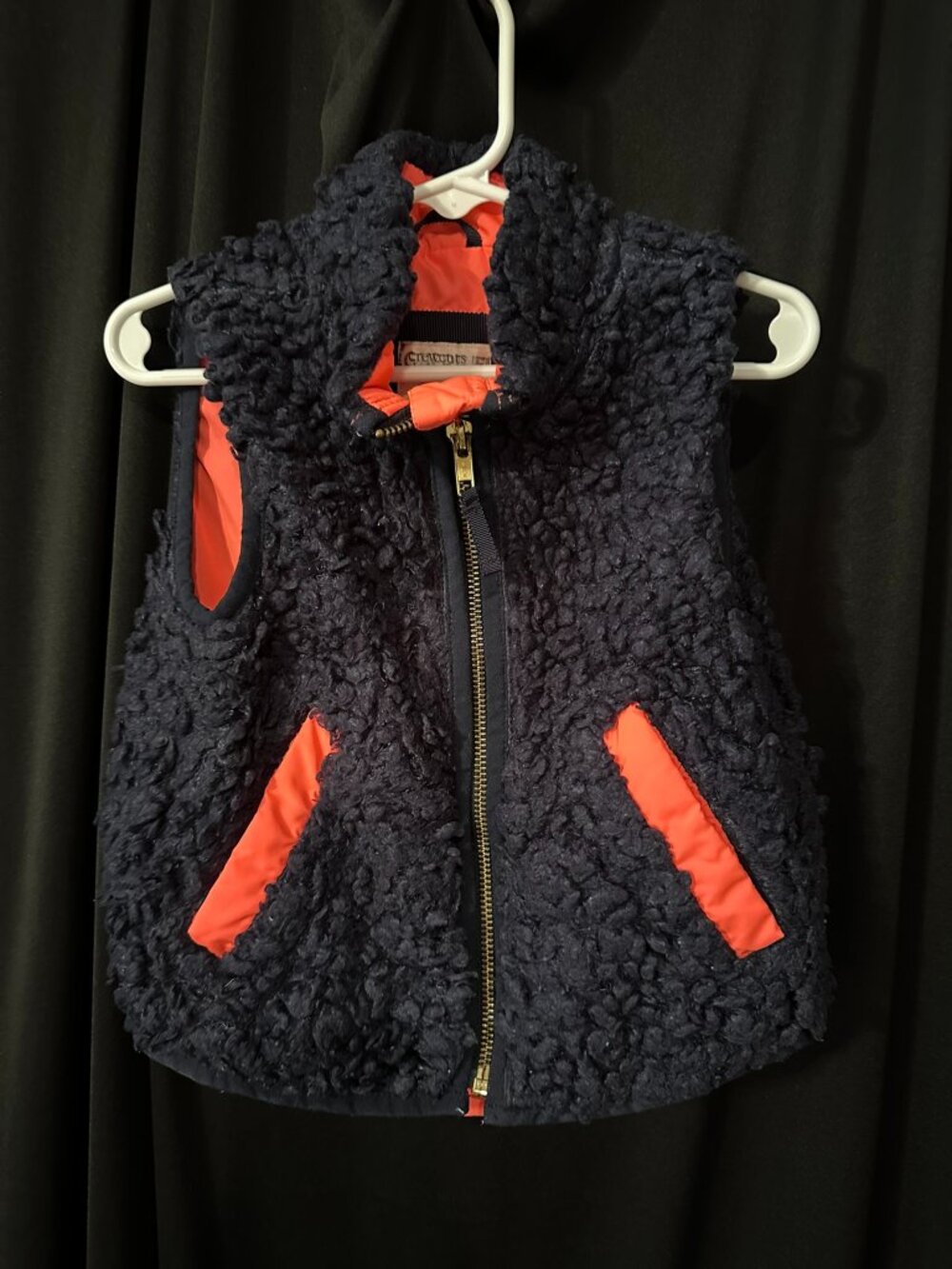 Crewcuts Sherpa Vest for kids size 3